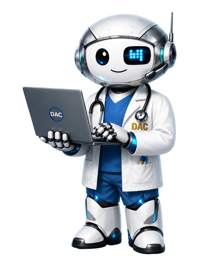 Robot de Doctor Amigo utilizando la plataforma web